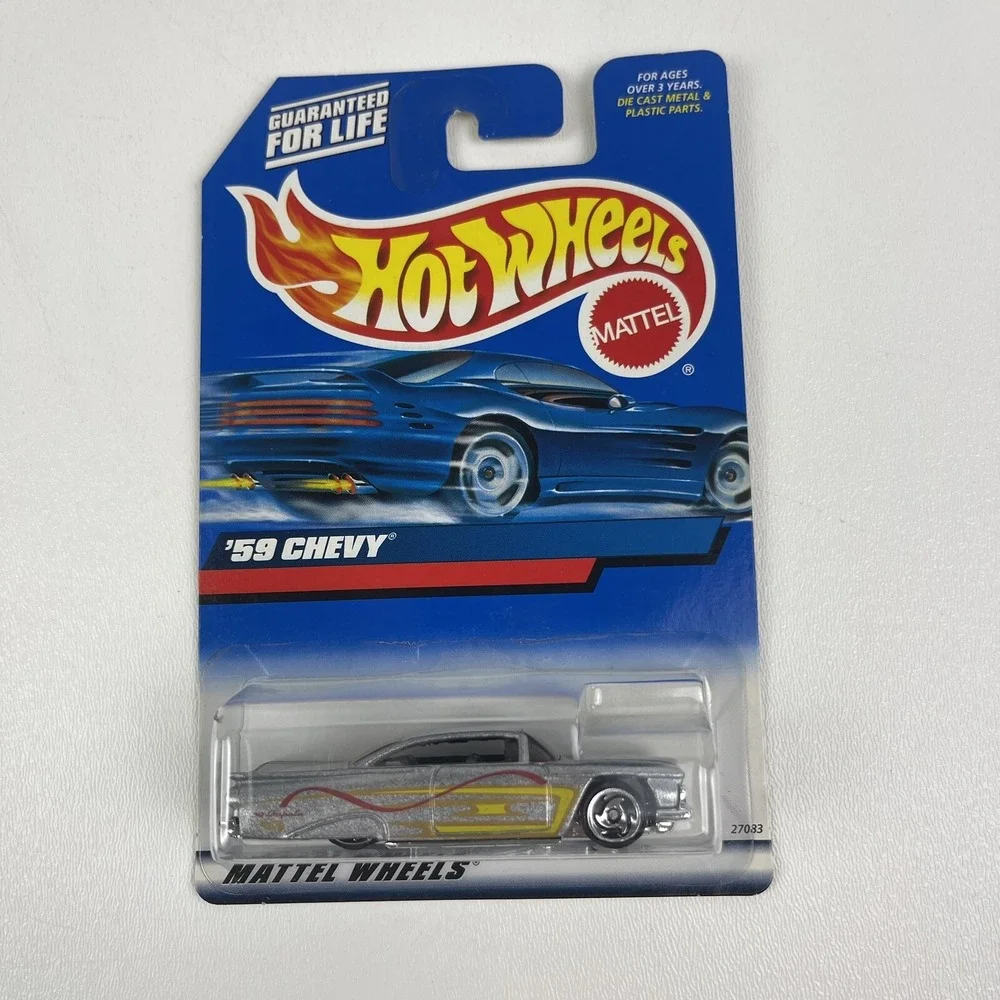 Vintage Hot Wheels 1998 Blue White Card 1000 59 Impala